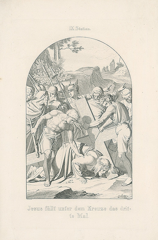 Vendelín Želísko, Josef Führich – Ježiš tretíkrát padá pod krížom 