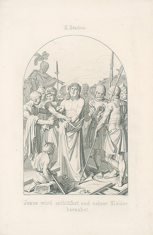 Vendelín Želísko, Josef Führich – Ježišovi strhávajú šaty 