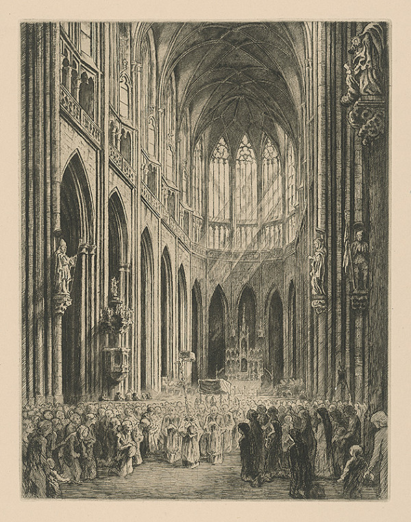 Vladimír Silovský – Interiér chrámu sv.Víta 