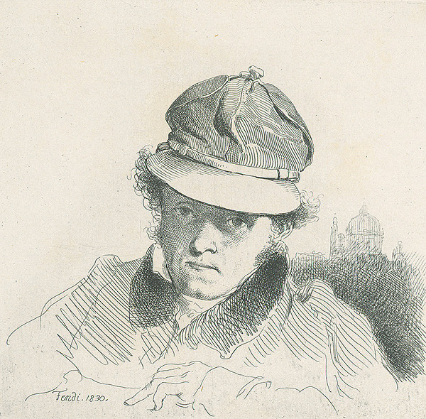 Peter Fendi – Autoportrét 