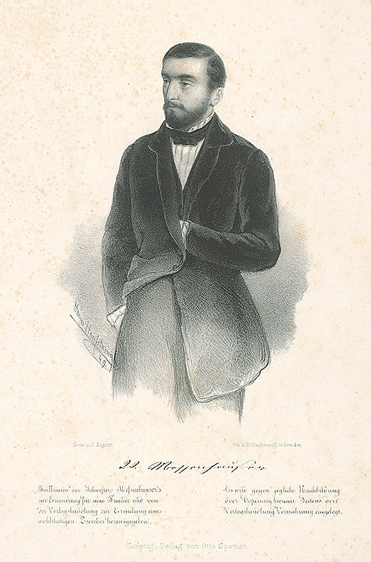 Josef Matthäus Aigner, Franz Seraph Hanfstaengl – Podobizeň muža 