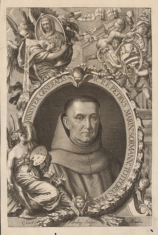 Karl Gustav von Amling, C. Gust – Podobizeň generálneho predstaveného františkánov Petra Sormanna 