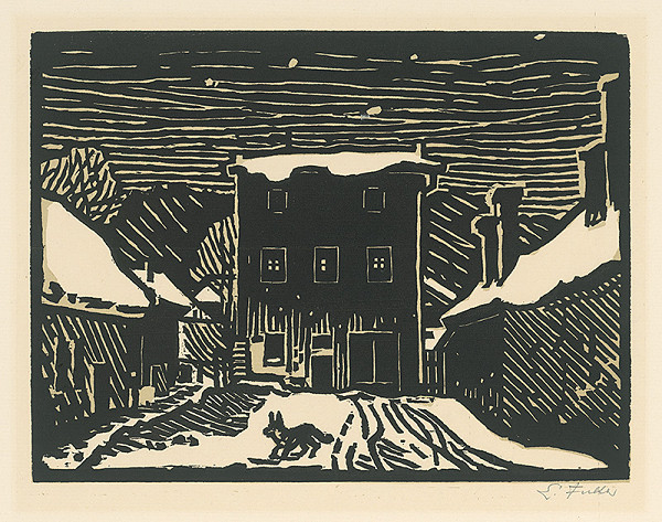 Ľudovít Fulla – Opustený dom 