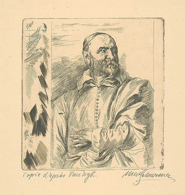Maximilián Schurmann – Kópia podľa Van Dycka 
