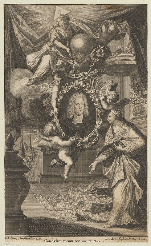 Jacob Andreas Fridrich, Johann Georg Berckhmüller – Podobizeň Alexandra Zigmunda augsburgského biskupa 