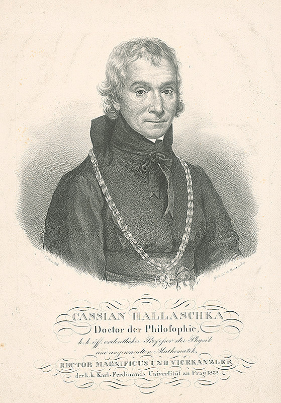 František Šír – Podobizeň Dr.Cassiana Halašku -rektor KU v Prahe 