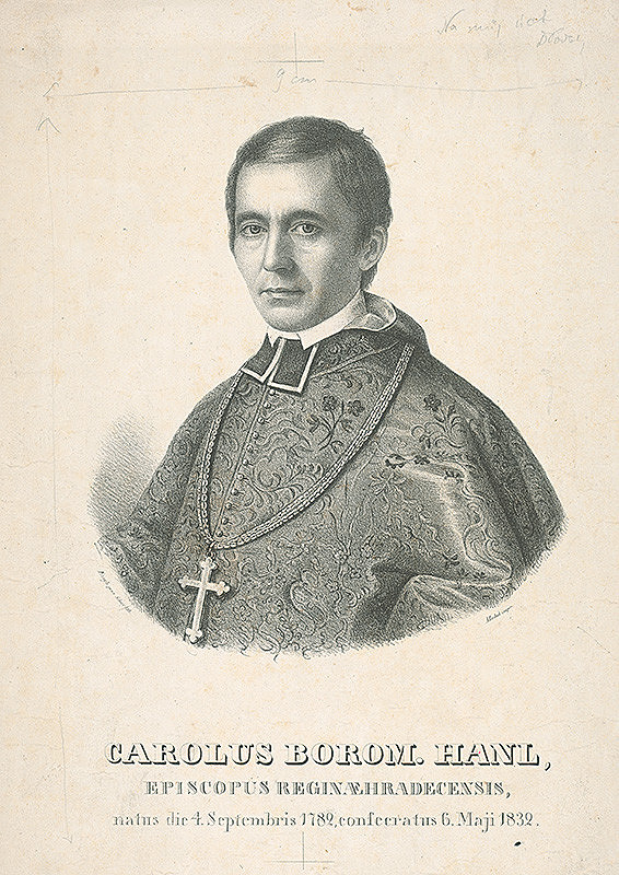 František Šír, Anton Einsle – Podobizeň Carolusa Borom.Hanla kráľovský biskup 