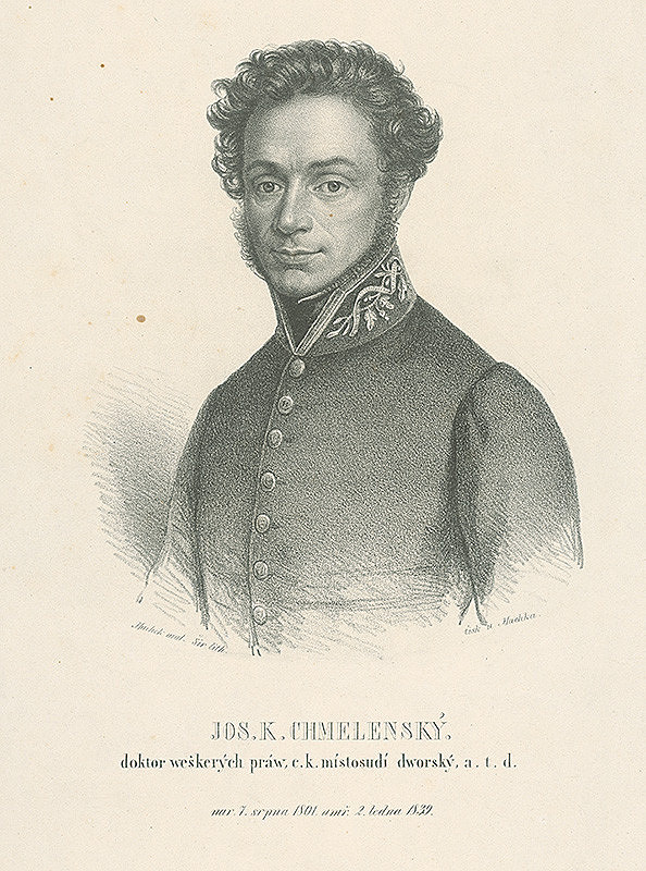 František Šír, Antonín Machek – Podobizeň Jos.K.Chmelenského 
