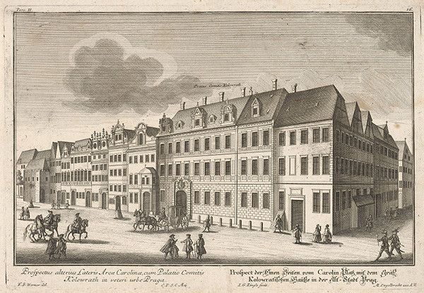 Johann Georg Ringle, Friedrich Bernhard Werner – Kolovratský palác v Prahe   