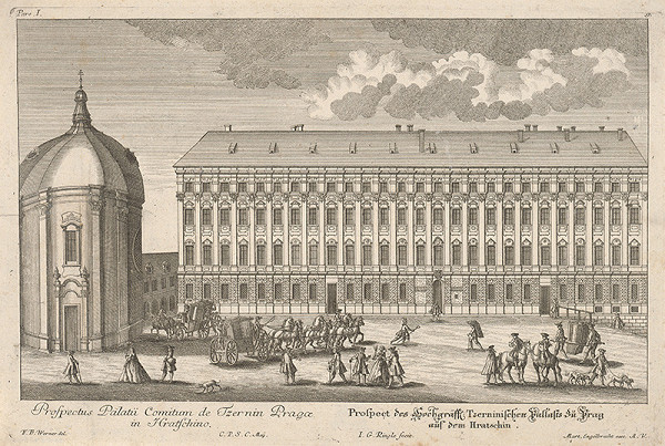 Johann Georg Ringle, Friedrich Bernhard Werner – Černínsky palác v Prahe 