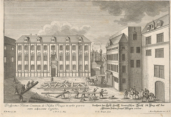 Johann Georg Ringle, Friedrich Bernhard Werner – Nostický palác v Prahe 