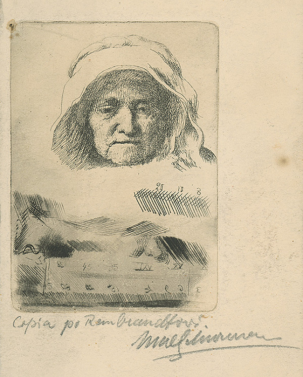 Maximilián Schurmann – Kópia podľa Rambrandta 