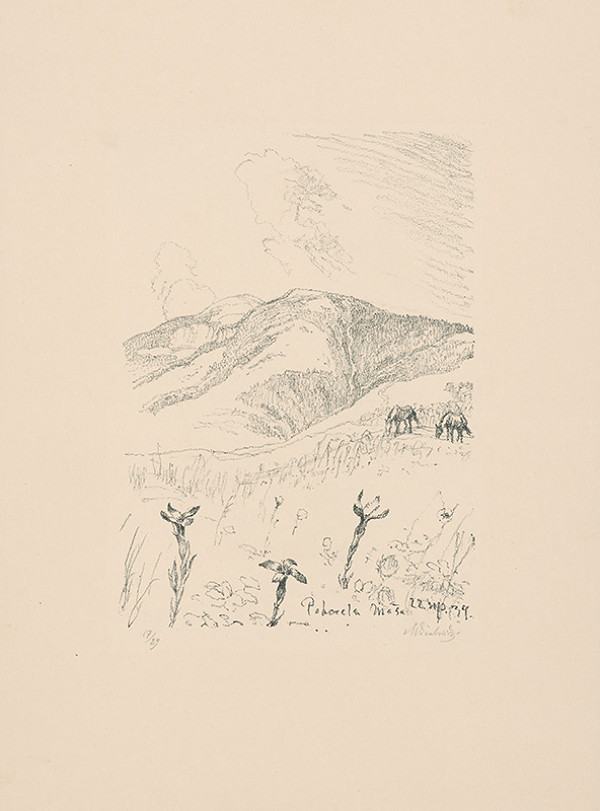 Max Švabinský – Horec na horách 