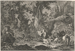 Johann Elias Ridinger – Stvorenie Evy 