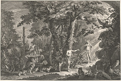 Johann Elias Ridinger – Adam a Eva 