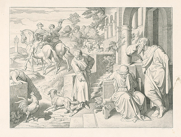 Alois Petrák, Josef Führich – Odchod z domova 