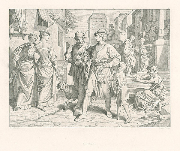 Alois Petrák, Josef Führich – Na ulici 