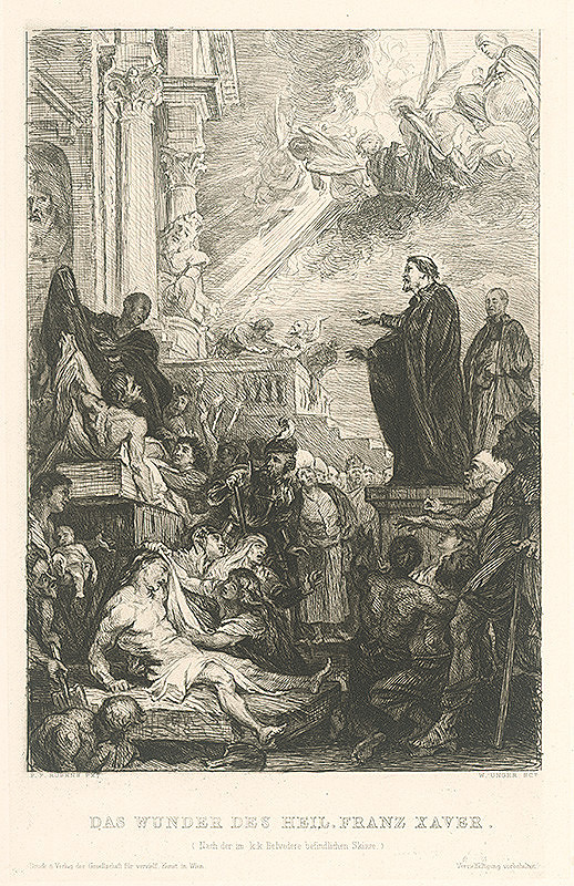 William Unger, Peter Paul Rubens – Zázrak sv. Františka Xaverského 