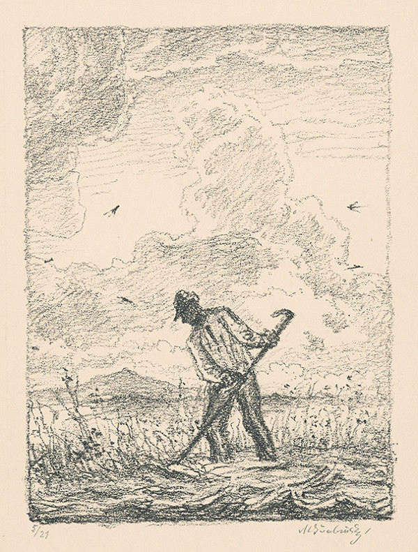 Max Švabinský – Kosenie otavy 