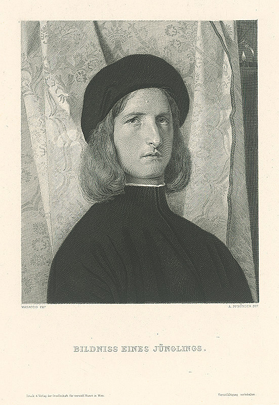 A. Pfründer, Masaccio – Podobizeň mladíka 