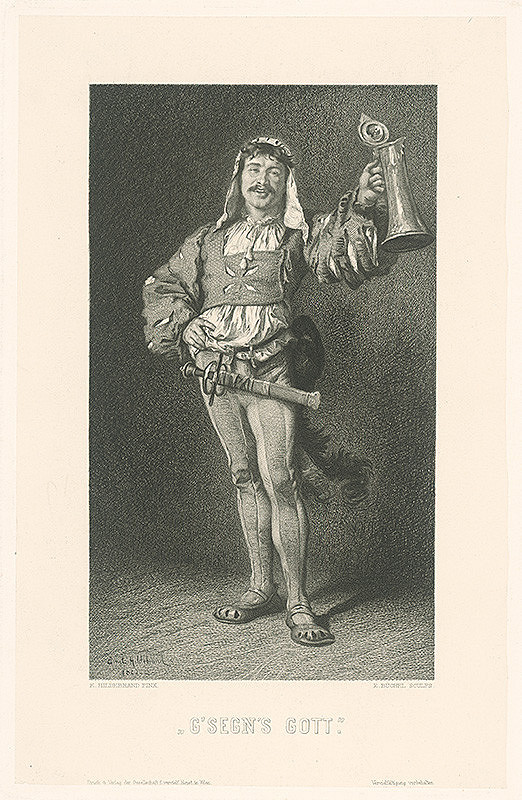 Eduard Büchel, Ernst Hildebrand – Pripíjajúci žoldnier 