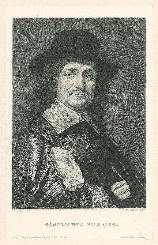 Paul Adolphe Rajon, Frans Hals, P. Rajon – Podobizeň muža 