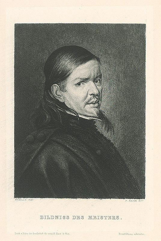 P. Rajon, Bartolomé Estebán Murillo – Podobizeň umelca 