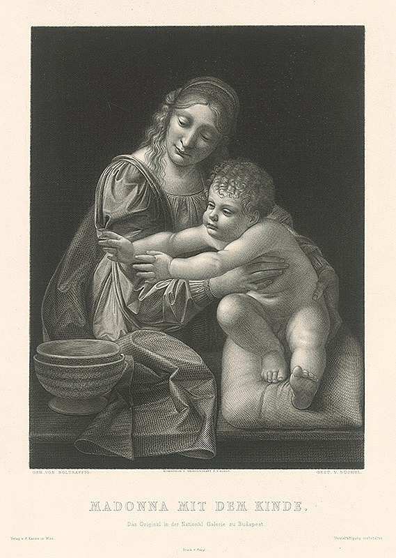 Eduard Büchel, Giovanni Antonio Boltraffio – Madona s dieťaťom 