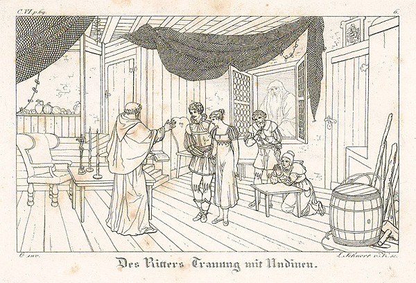 Ludwig Ferdinand Schnorr von Carolsfeld – Sobáš rytiera a Undiny 