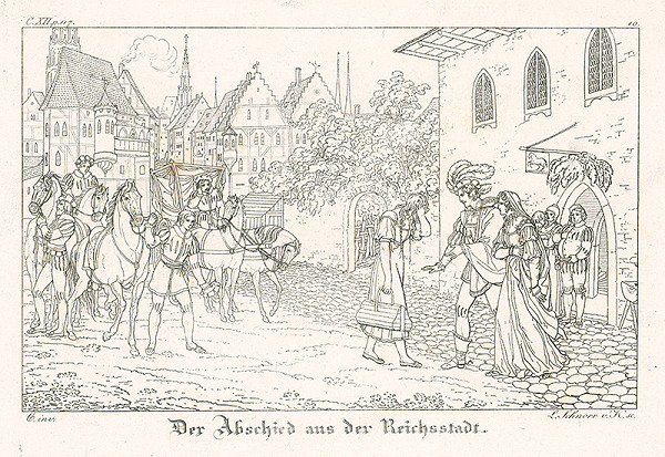 Ludwig Ferdinand Schnorr von Carolsfeld – Rozlúčenie s mestom 