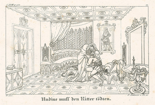 Ludwig Ferdinand Schnorr von Carolsfeld – Undina musí usmrtiť rytiera 