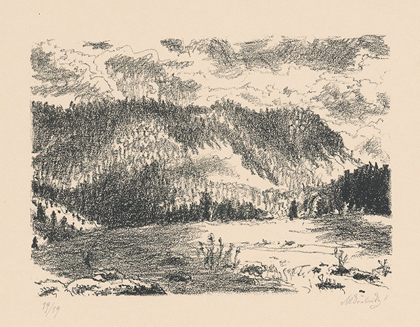 Max Švabinský – Muránska planina 