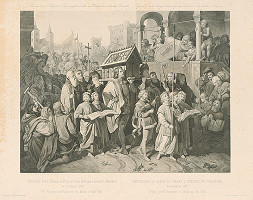 J. Leopold Schmidt, Josef Mathias von Trenkwald – Príchod Břetislava I. do Prahy s relikviami sv. Vojtecha 