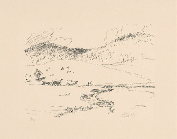 Max Švabinský – Z pastvy 