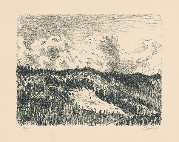 Max Švabinský – Augustový deň na Muránskej planine 