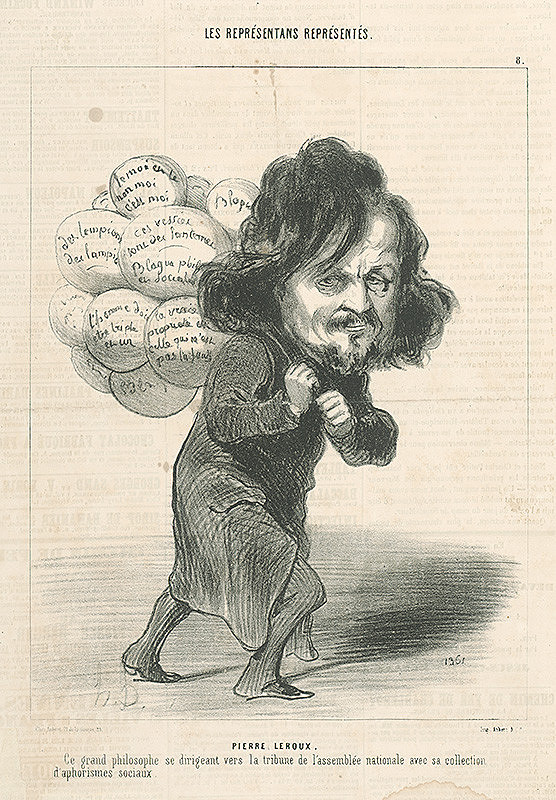 Honoré Daumier – Pierre Leroux 