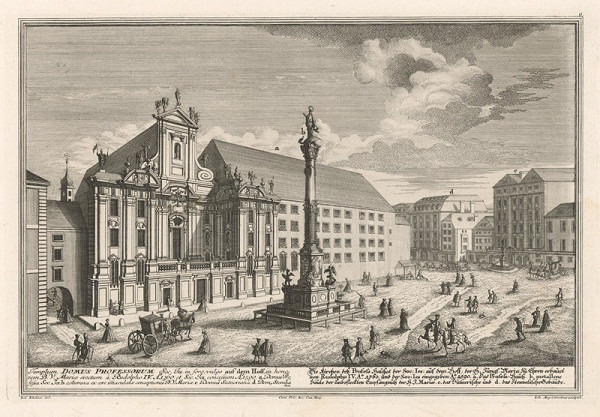 Salomon Kleiner, Johann August Corvinus – Kostol a námestie Am Hof vo Viedni 