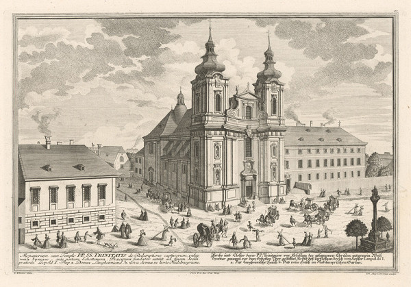 Salomon Kleiner, Johann August Corvinus – Kostol trinitárov vo Viedni 