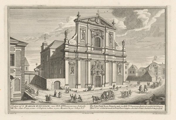 Salomon Kleiner, Johann August Corvinus – Dominikánsky kostol Panny Márie vo Viedni 