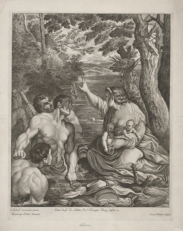 Annibale Carracci – Latona a sedliaci 