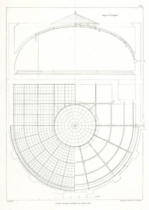 A. Normand – Návrh na palác de Beaux Arts. 