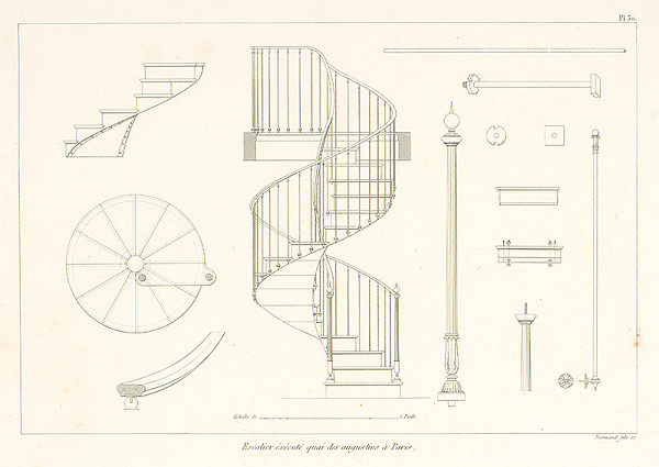 A. Normand – Návrh na schody 