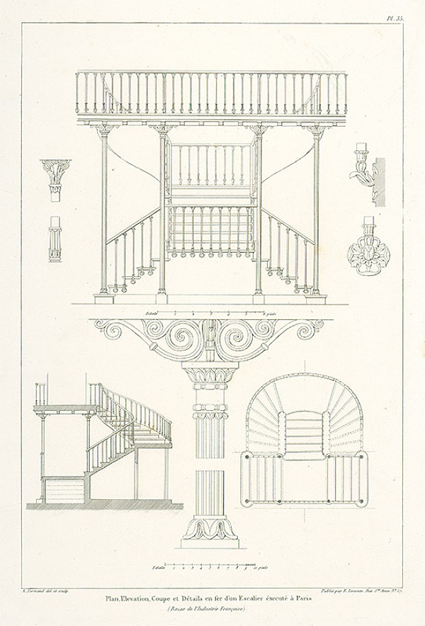 A. Normand – Schodisko - návrh 