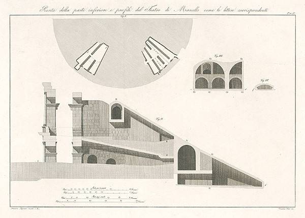 Vincenzo Feoli, Francesco Saponieri – Návrh na divadlo Marcello 