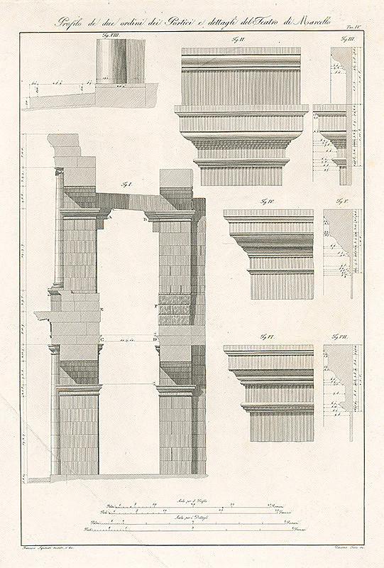 Vincenzo Feoli, Francesco Saponieri – Návrh na divadlo Marcello 