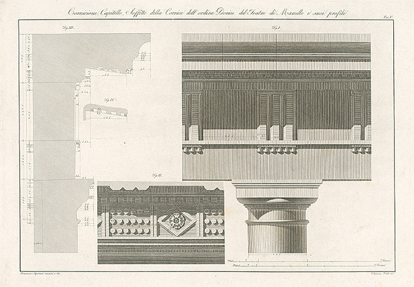 Vincenzo Feoli, Francesco Saponieri – Návrh na divadlo Marcello 