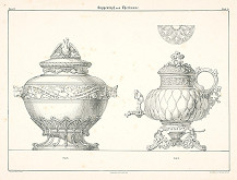 Franz Storno – Misa na polievku – konvica (z cyklu Gewerbe Kunstblatt) 
