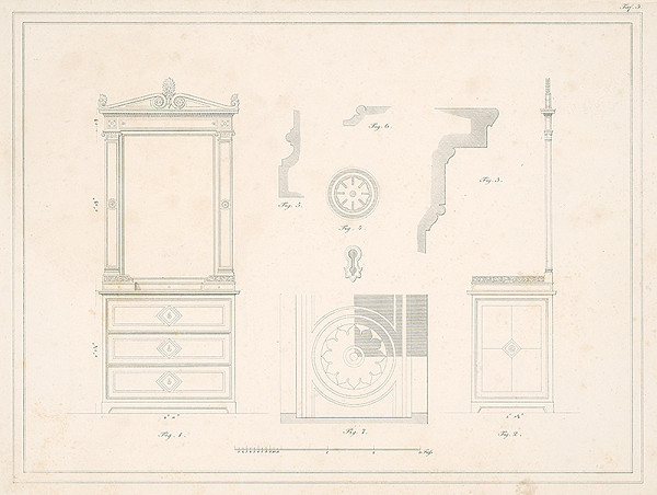 Neznámy autor – Návrh na nábytok 