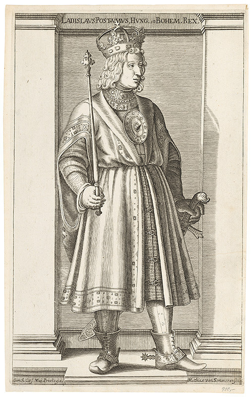 Neznámy grafik, Mathias van Somer – Ladislav Pohrobok (1440 - 1457) 