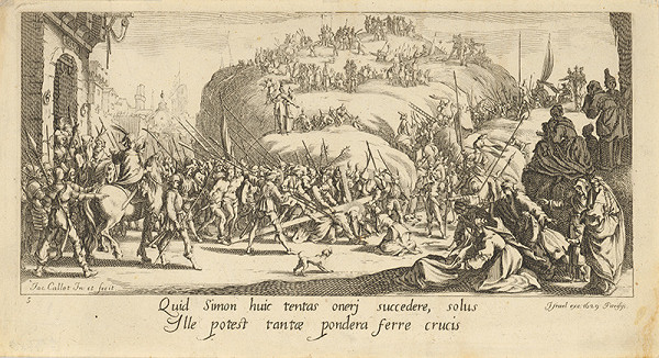 Jacques Callot, Israël Henriet – Nesenie kríža 